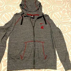 Nike Washington State University Cougar’s Full Zip Sweatshirt